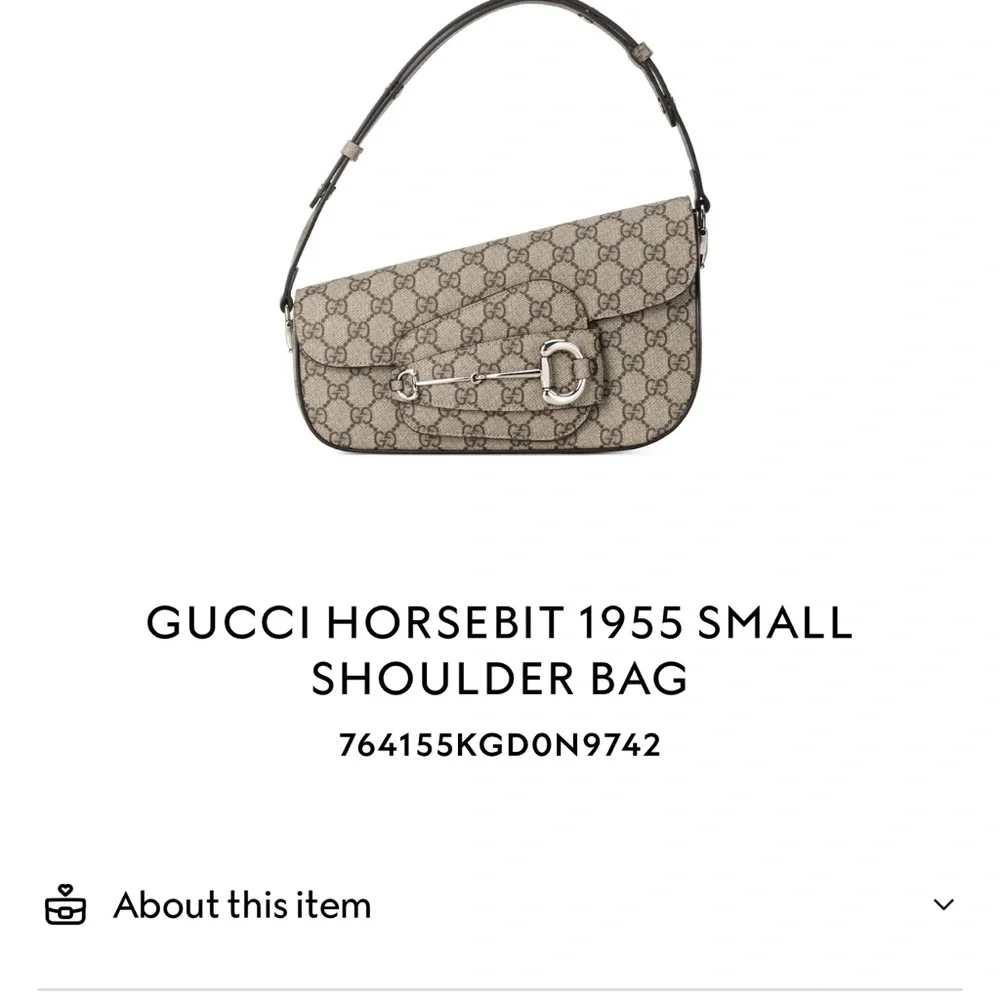 $4,500 New Authentic GUCCI Horsebit Shoulder Bag 1955 Purse LIMITED EDITION